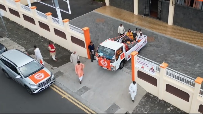 Transfer of Hawan Kund from Fond du Sac Arya Samaj to Trois Boutiques Triolet Arya Samaj