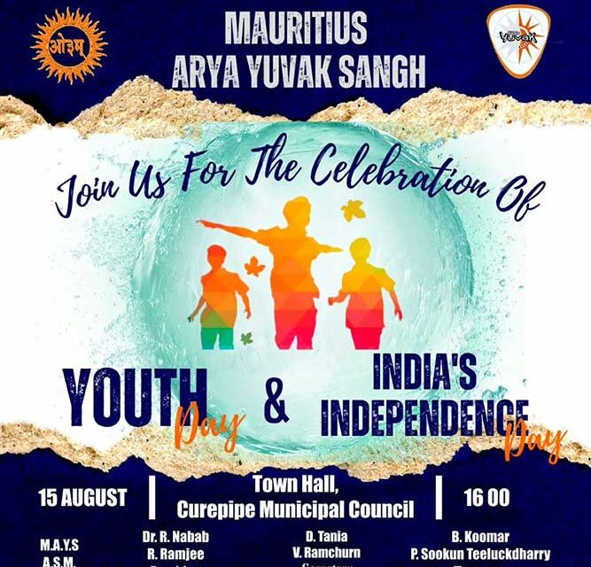 Celebration of the 31th National Arya Yuva Diwas & 76th Anniversary of the Independence of India
