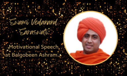 Swami Vedanand Saraswati speech at Balgobeen Ashram